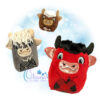 Highland Cow Eggie Stuffie