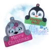 Penguin Luggage Tag