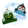 Penguin Luggage Tag