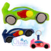 Racecar Stuffie Embroidery Design