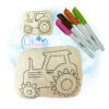 OAD Tractor CS 2000 copy Tractor Coloring Stuffie Embroidery