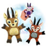 OAD Antelope Stuffie 2000 copy Antelope Stuffie Embroidery Design