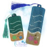 Beach Bookmark Embroidery Design