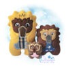 OAD Chubby Echidna Stuffie 2000 copy Chubby Echidna Stuffie Embroidery
