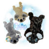 Floppy Koala Stuffie Embroidery