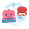 Heart Luggage Tag Embroidery