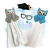 OAD 2402 Geeky Owl HTH 2000 copy 2 Geeky Owl Hand Towel