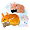 OAD 2402 Sleeping Fox Stuffie 2000 copy 2 Sleeping Fox Stuffie