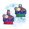 Softball Mom Key Chain