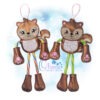 OAD 2402 Squirrel CCH 2000 Squirrel Candy Cane Holder
