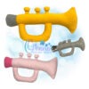 OAD 2402 Trumpet Stuffie 2000 (2) Trumpet Stuffie Embroidery Design