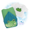 Alligator Peeker Embroidery Design