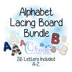 Alphabet Lacing Board Bundle