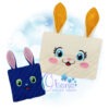 Bunny Face Mug Rug