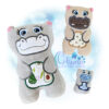 OAD 2403 Chubby Hippo Stuffie 2000 copy 2 Chubby Hippo Stuffie