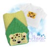 Leopard Peeker Embroidery Design