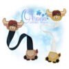 Highland Cow Ribbon Bookmark