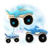 OAD 2404 Shark Monster Truck Stuffie 2000 copy 2 Shark Monster Truck Stuffie