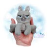 Sitting Cranky Cat Stuffie