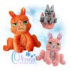 Sitting Cranky Cat Stuffie