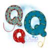 OAD 2405 Letter Q LB 2000 Letter Q Lacing Board