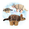 OAD 2406 Armadillo Stuffie 2000 copy 3D Armadillo Stuffie