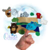 OAD 2407 Down By the Bay FP 2000 The Bay Finger Puppets