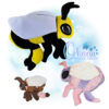 OAD 2407 3D Bee Stuffie 2000 copy 3D Bee Stuffie