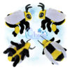 OAD 2407 3D Bee Stuffie 2000 copy 2 3D Bee Stuffie