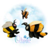 OAD 2407 3D Bee Stuffie 2000 copy 3 3D Bee Stuffie