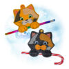 OAD 2407 Calico Cat Single CCH 2000 Cat Single Candy Cane