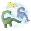 OAD 2408 3D Standing Long Neck Dino Stuffie 2000 copy 3D Standing Long Neck