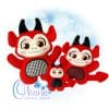 OAD 2408 Huggable Devil Stuffie 2000 Huggable Devil Stuffie