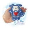 OAD 2408 Skelly Pug Stuffie 2000 Skelly Pug Stuffie