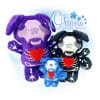 OAD 2408 Skelly Pug Stuffie 2000(1) Skelly Pug Stuffie