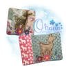 OAD 2409 Deer MR 2000 copy-2 Floral Deer Mug Rug