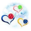 OAD 2408 Baseball Love Feltie 2000 Baseball Love Feltie Embroidery