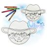 OAD 2410 Scarecrow FCD 2000 Scarecrow Flat Coloring Doll