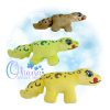 OAD 2410 Standing Gecko Stuffie 2000 copy 3D Standing Leopard Gecko