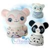 OAD2409 Swaddle Panda Stuffie 2000 Swaddle Baby Panda Stuffie