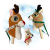 OAD 2410 Reindeer Hobby Horse Stuffie 2000 copy 2 Reindeer Hobby Horse Stuffie