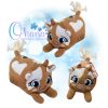 OAD 2411 Cylinder Cow Stuffie 2000 Pipe Pet Cow Stuffie