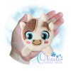 OAD 2411 Cylinder Cow Stuffie 2000 copy Pipe Pet Cow Stuffie