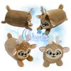 OAD2411 Cylinder Deer Stuffie 2000 Pipe Pet Reindeer Stuffie