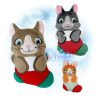 OAD2412 Stocking Kitten Stuffie 2000 Stocking Kitten Stuffie