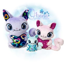 Pocket Heart Kitten Stuffie