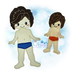 Liam Unpaper Doll Embroidery