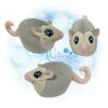 OAD 2502 Flat Bottom Possum Stuffie 2000 LA copy Flat Bottom Possum Stuffie