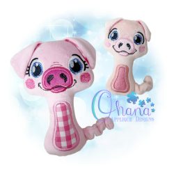 Huggable Pig Rattle
