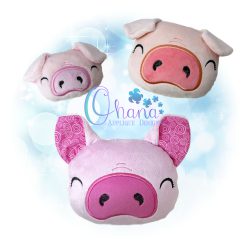 Pig Head Pillow Stuffie
